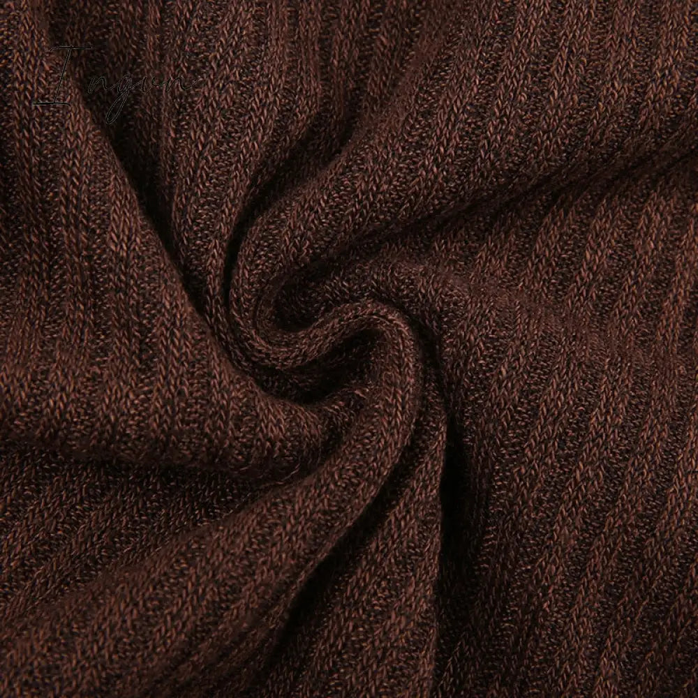 Ingvn - Womens Fashion Button Up Fairy Grunge Aesthetic Casual T-Shirts Retro Y2K Ribbed Lace