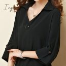 Ingvn - New Women’s T - Shirts Overweight Plus Size Women Clothing Summer Style Chiffon Shirt Top