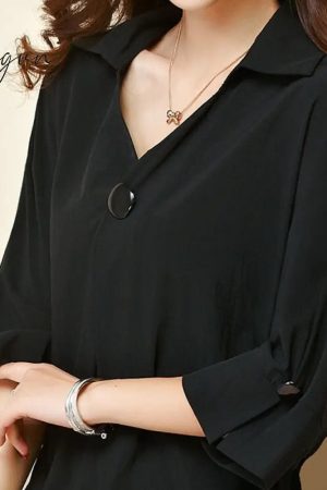 Ingvn - New Women’s T - Shirts Overweight Plus Size Women Clothing Summer Style Chiffon Shirt Top