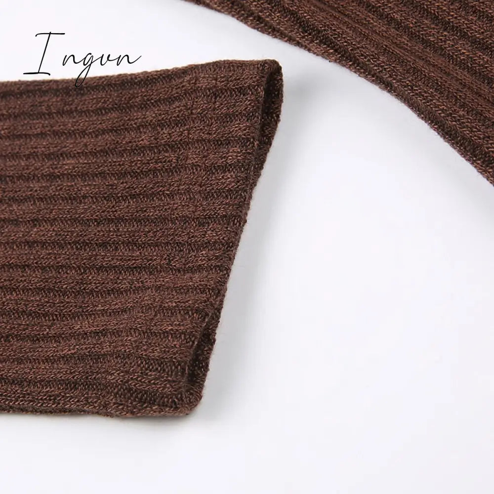 Ingvn - Womens Fashion Button Up Fairy Grunge Aesthetic Casual T-Shirts Retro Y2K Ribbed Lace